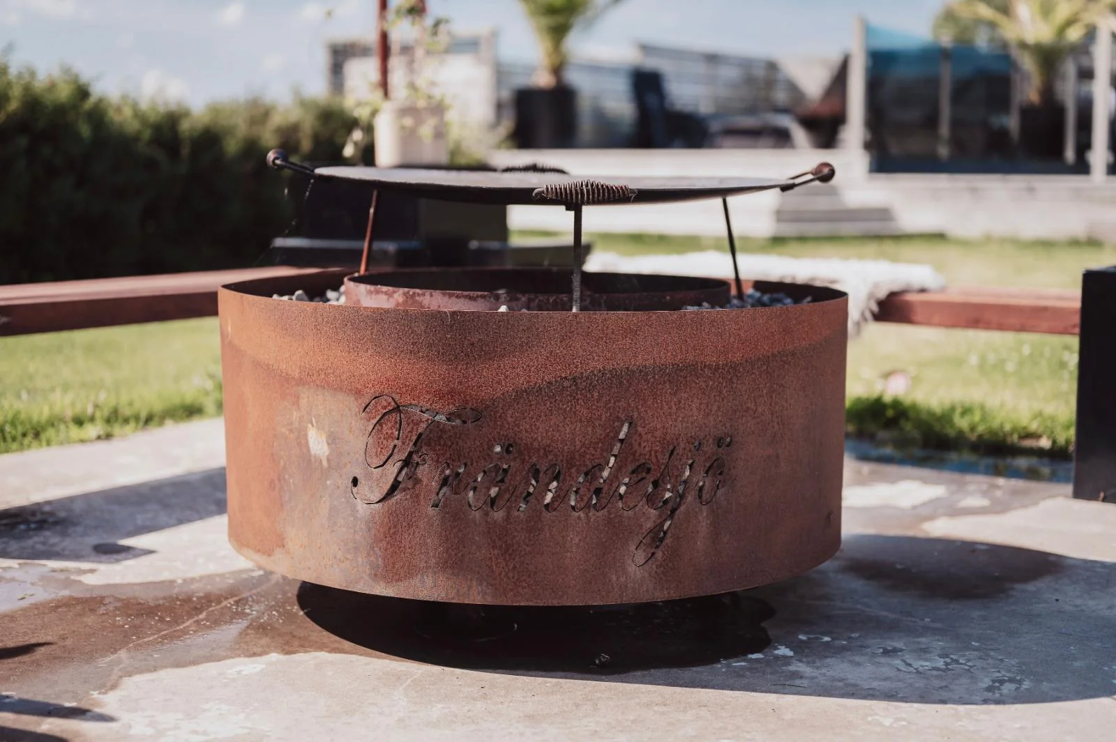 Smide och detaljer i cortenstål