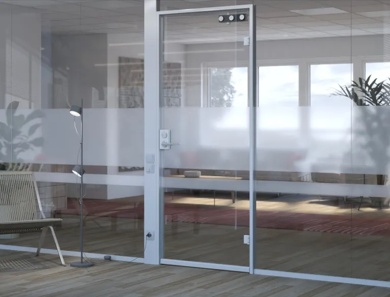 Glasväggar för kontorslandskap och kommersiella miljöer